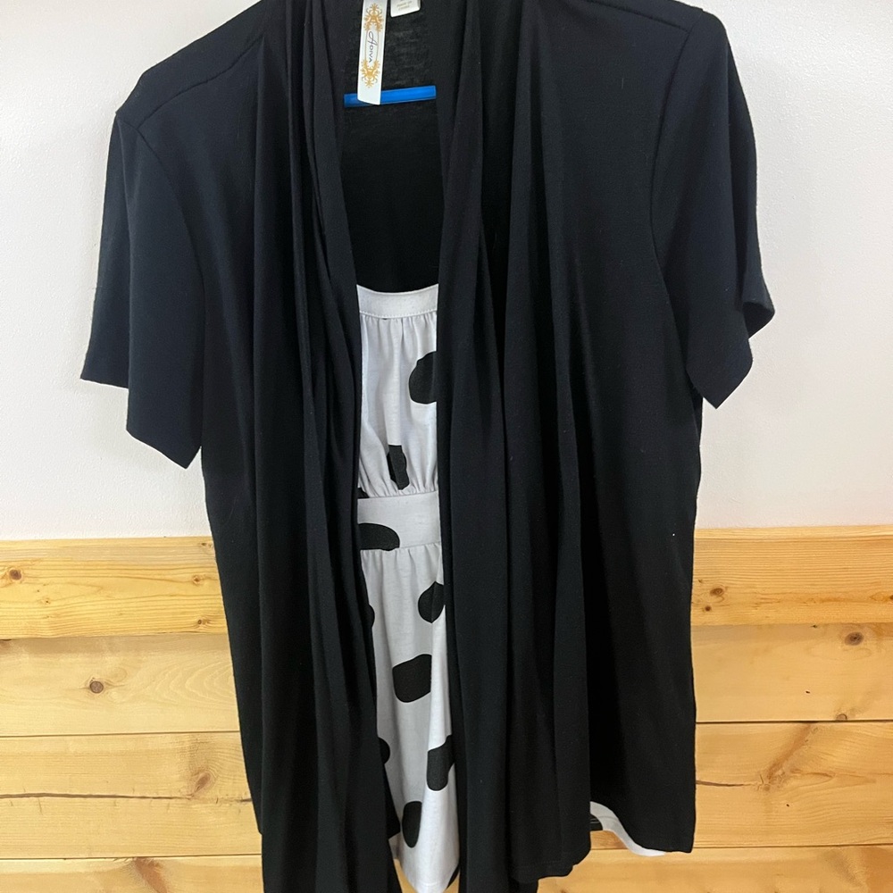 Adiva Black Garment with Gold Label